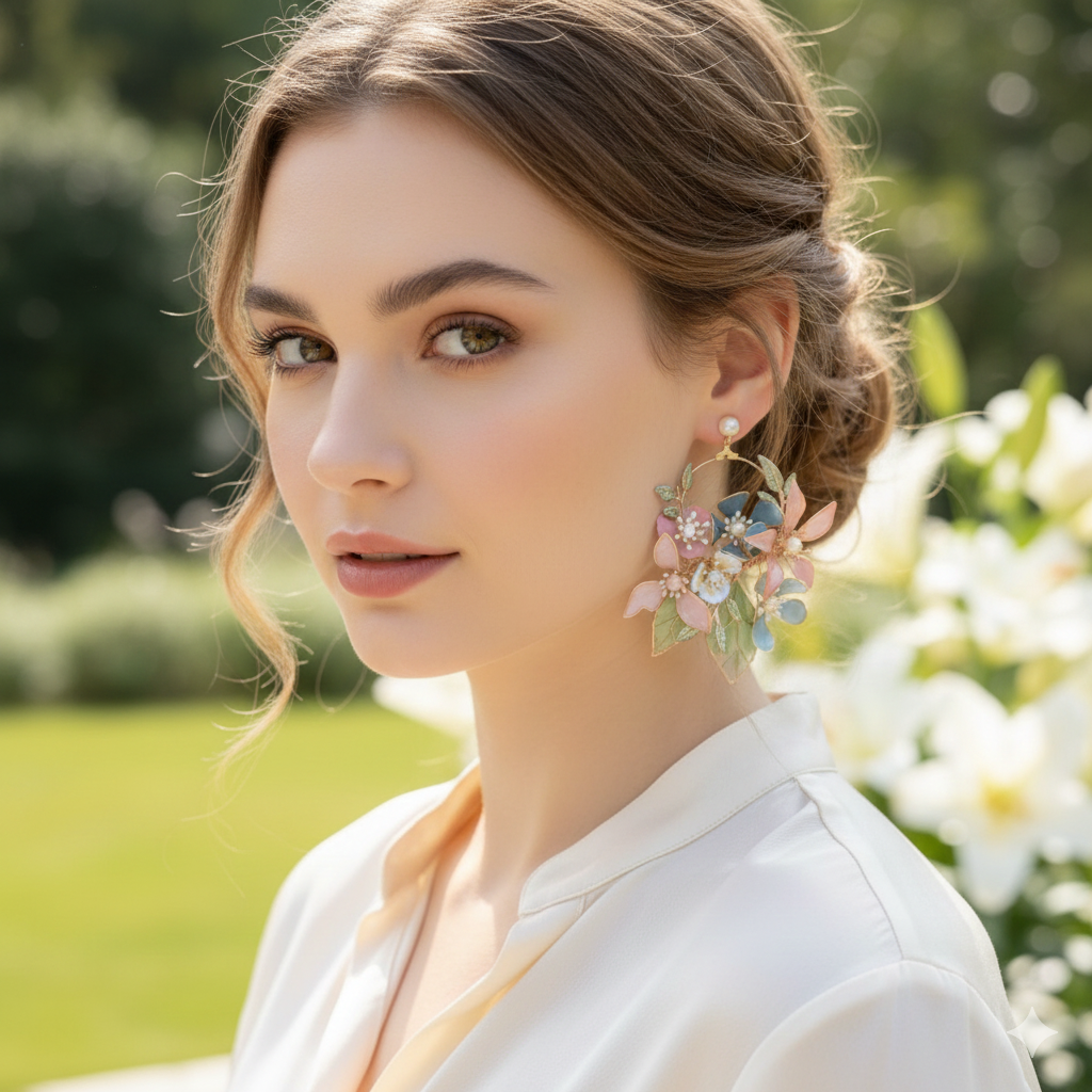 Luxury & Beautiful Erin Handmade Antique Earrings