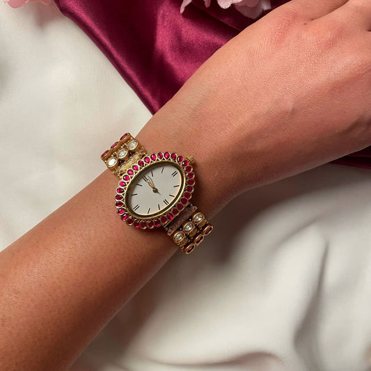 Beautiful Kashmiri Myra Watch Bracelet
