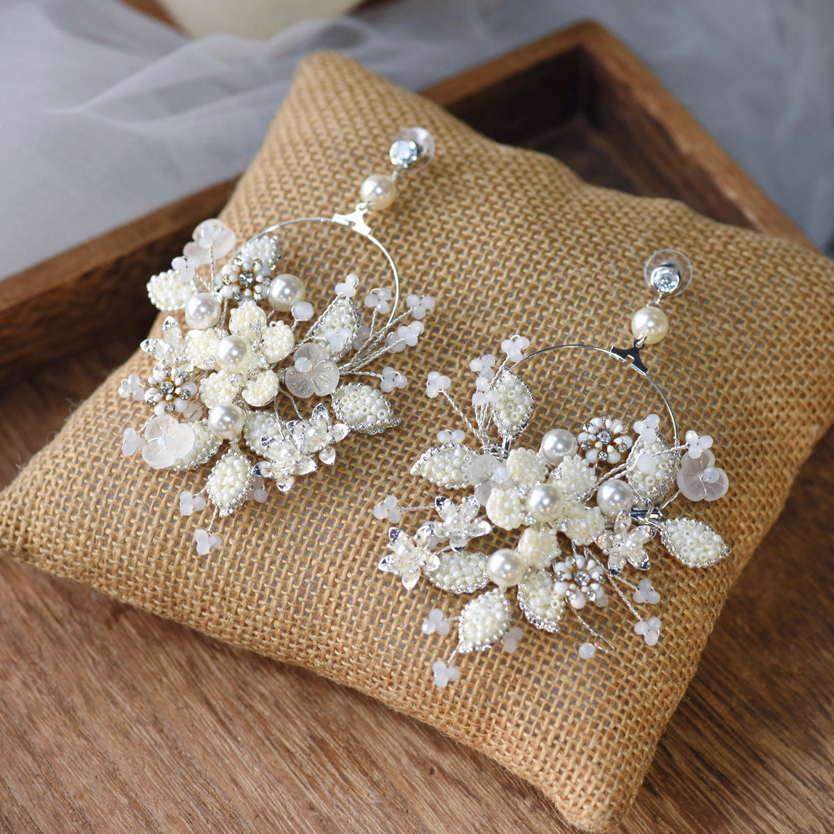 Luxury & Beautiful Skylar Silver Handmade Earrings