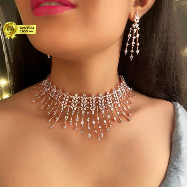 Luxury Aliza Designer Necklace Set
