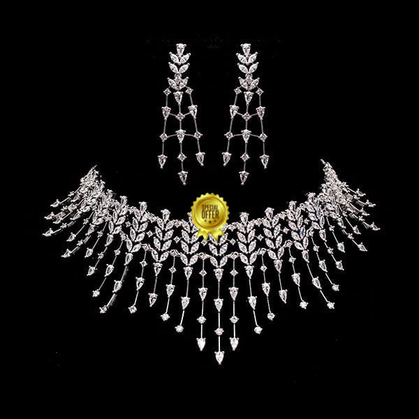 Luxury Aliza Designer Necklace Set