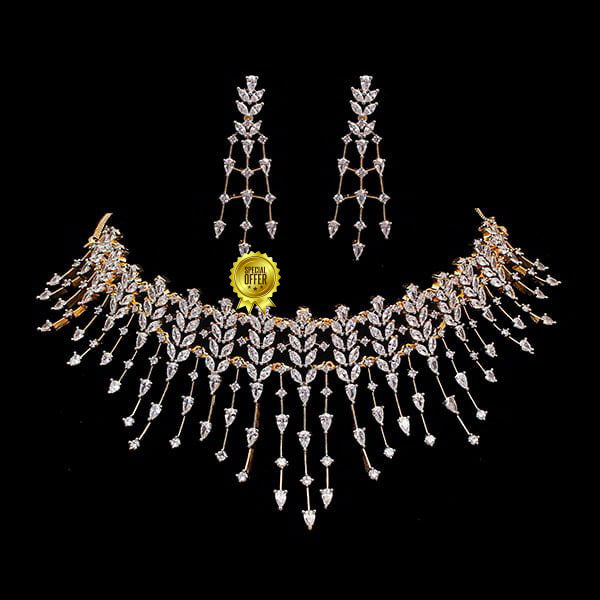 Luxury Aliza Designer Necklace Set